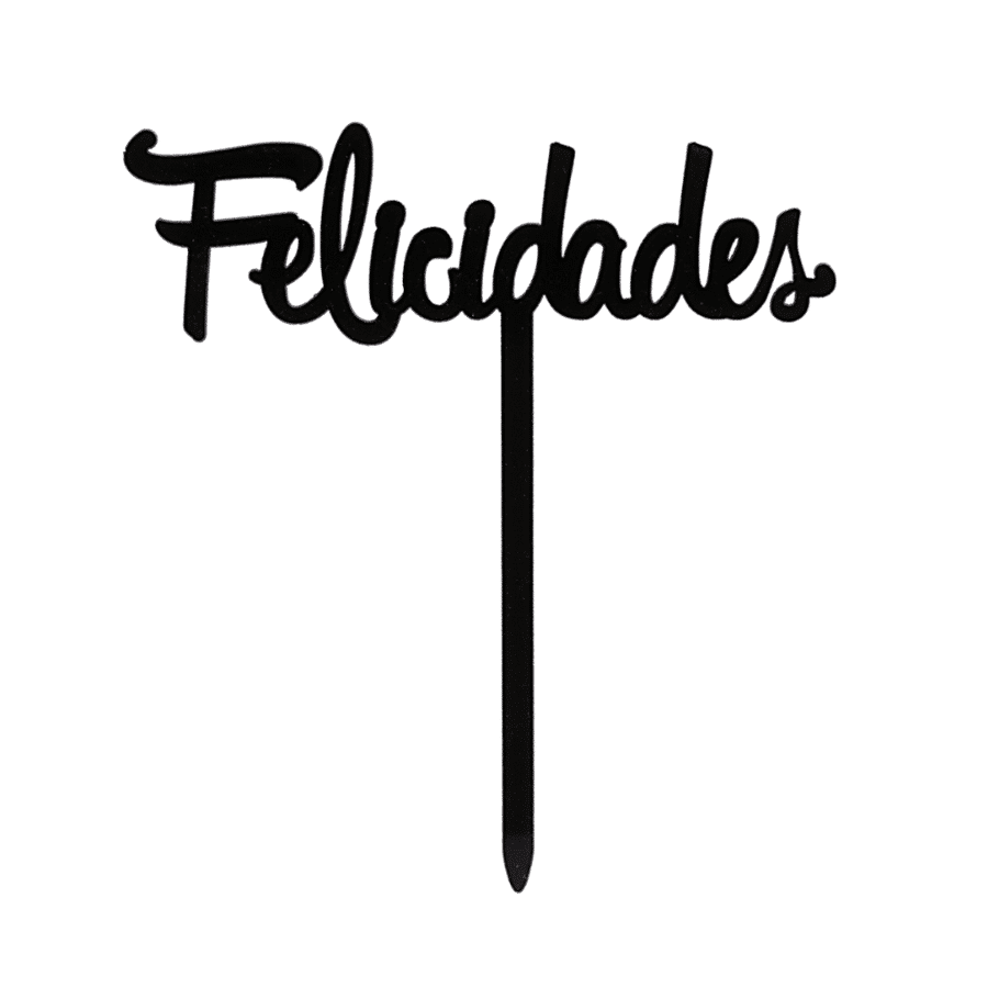 TOPPER PARA TARTA DEKORA - FELICIDADES 1 TOPPER PARA TARTA DEKORA - FELICIDADES