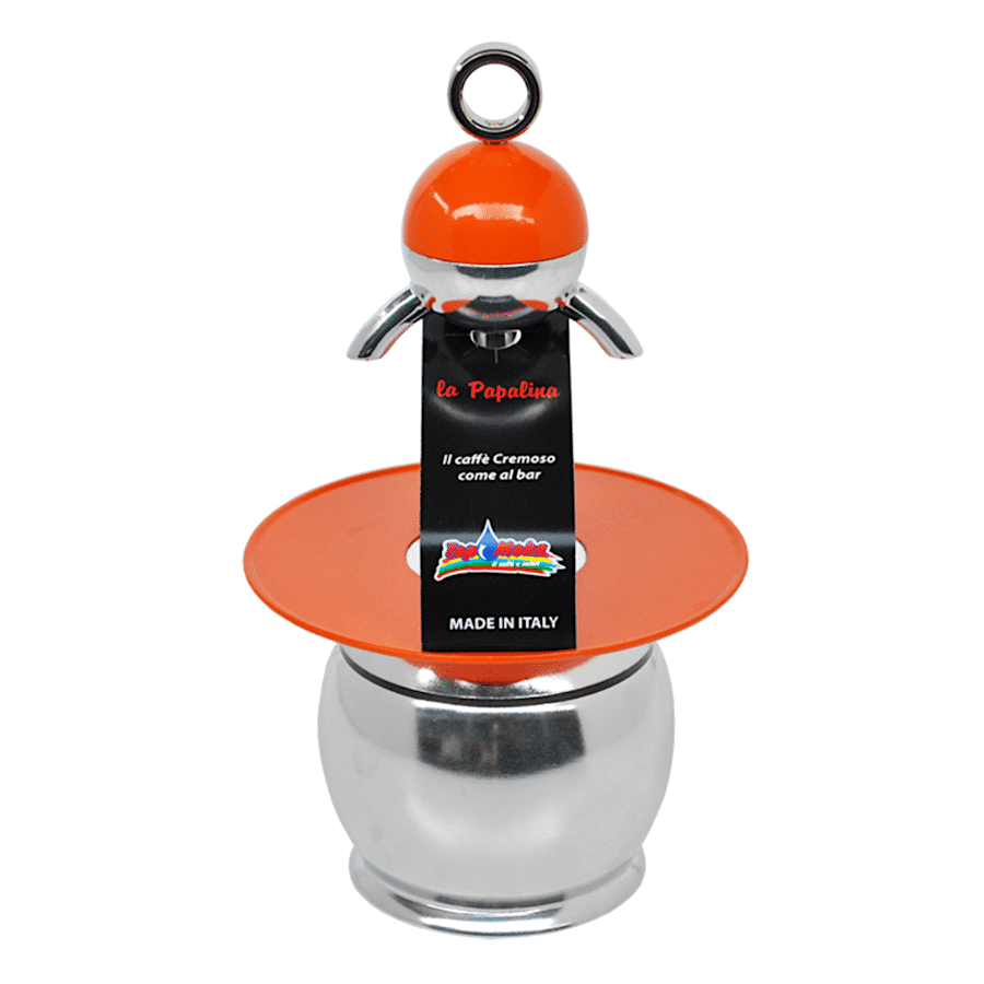 CAFETERA "PAPALINA" TOP MOKA - NARANJA 1 CAFETERA "PAPALINA" TOP MOKA - NARANJA