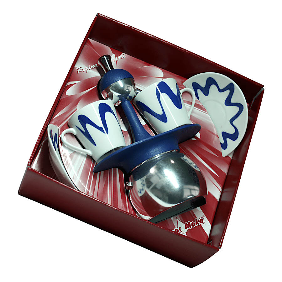 SET CAFETERA "PAPALINA" TOP MOKA - AZUL 1 SET CAFETERA "PAPALINA" TOP MOKA - AZUL