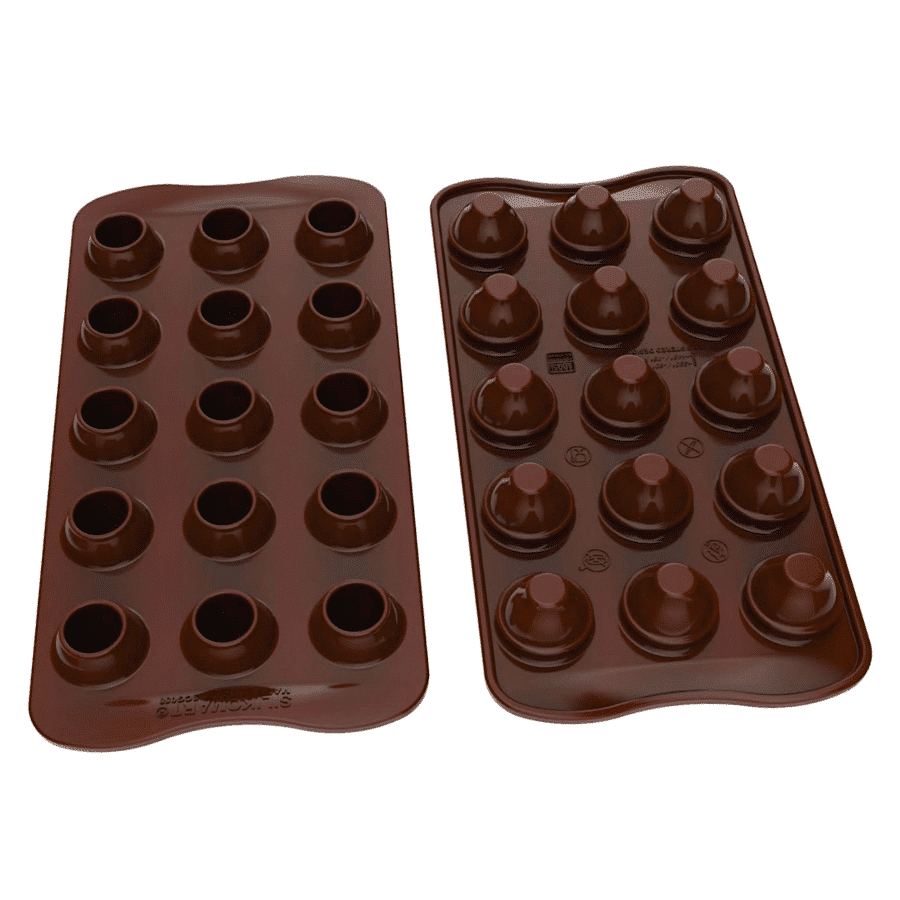 MOLDE SILICONA CHOCOLATE SILIKOMART - HUEVO (3D) 1 MOLDE SILICONA CHOCOLATE SILIKOMART - HUEVO (3D)