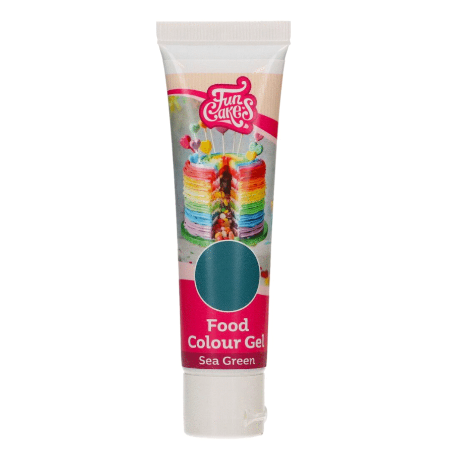 COLORANTE EN GEL DE FUNCAKES - SEA GREEN / VERDE MAR 30 G 1 COLORANTE EN GEL DE FUNCAKES - SEA GREEN / VERDE MAR 30 G