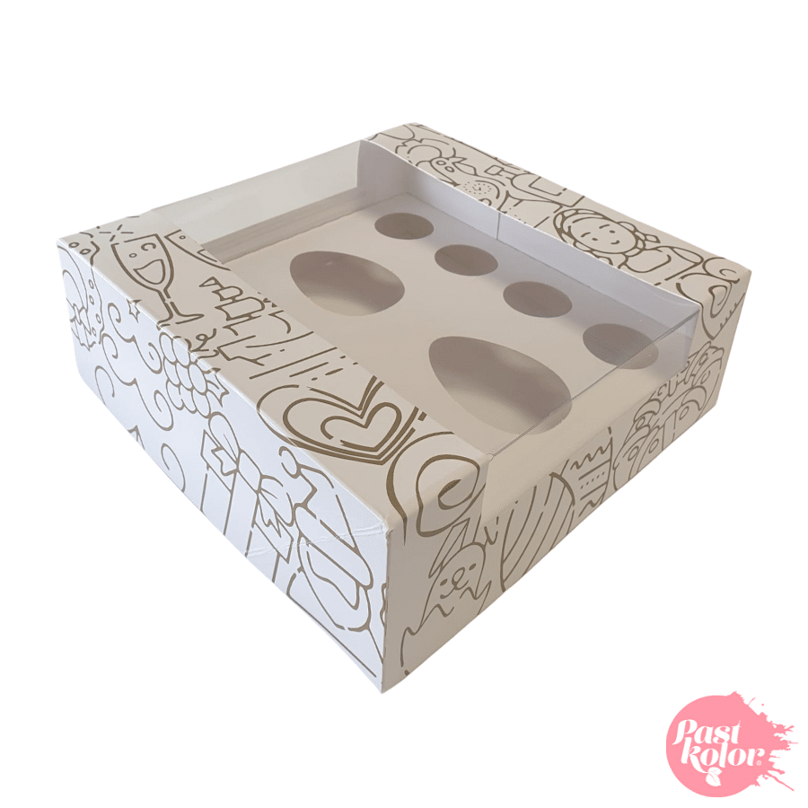 CAJA PARA HUEVOS DE PASCUA Y BOMBONES - 20 CM 2 CAJA PARA HUEVOS DE PASCUA Y BOMBONES - 20 CM - Imagen 2