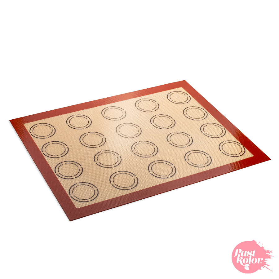 TAPETE SILICONA PARA MACARONS - 20 CAVIDADES 1 TAPETE SILICONA PARA MACARONS - 20 CAVIDADES