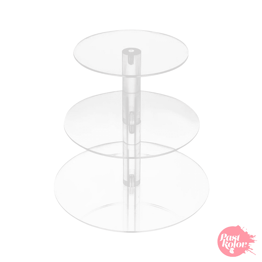 STAND PARA CUPCAKES ACRILICO - 3 NIVELES 1 STAND PARA CUPCAKES ACRILICO - 3 NIVELES