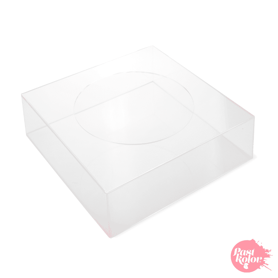 SOPORTE CUADRADO TRANSPARENTE PARA TARTAS - 30 CM / H 10 CM 4 SOPORTE CUADRADO TRANSPARENTE PARA TARTAS - 30 CM / H 10 CM - Imagen 4