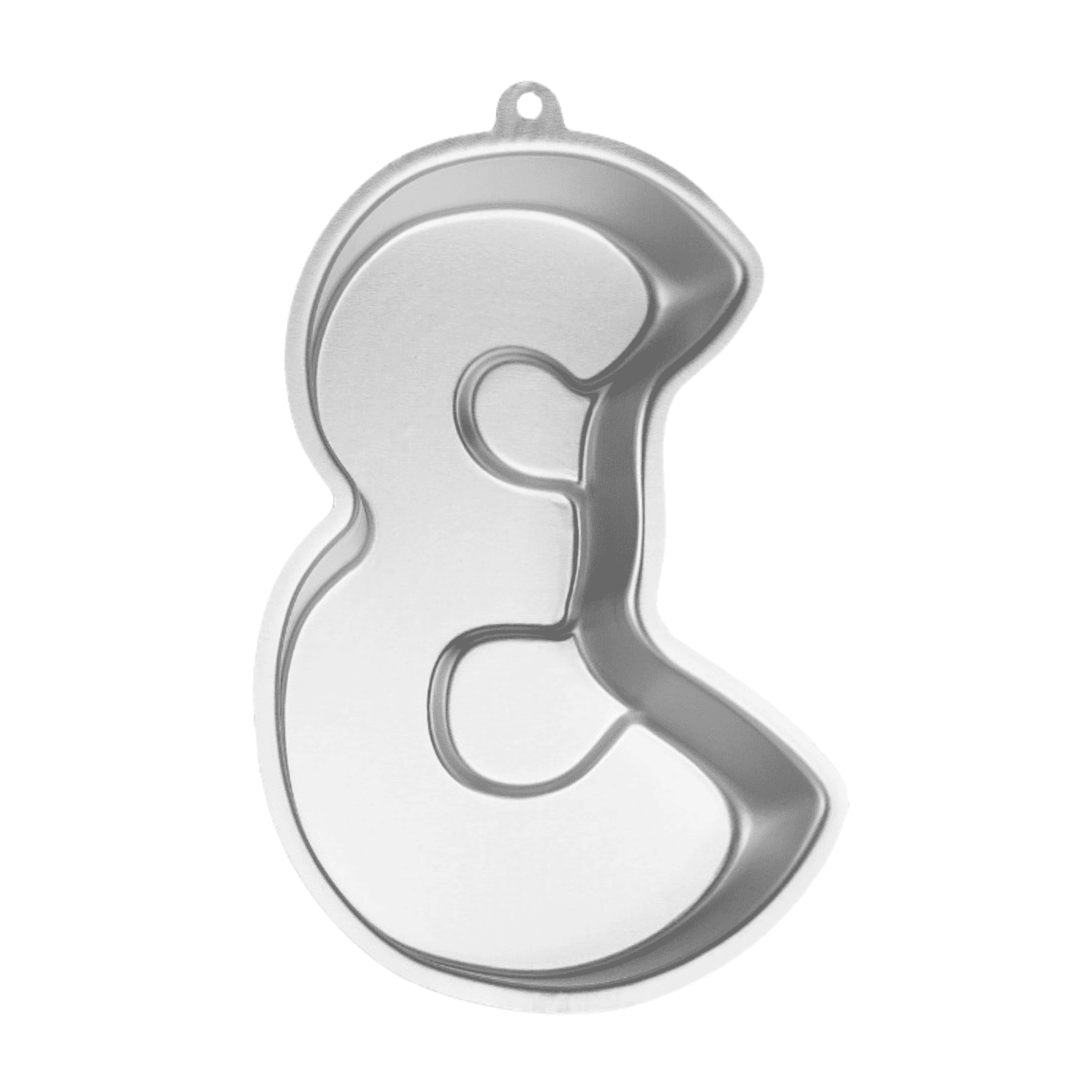 MOLDE DE ALUMINIO PARA TARTA - NUMERO 3 3 MOLDE DE ALUMINIO PARA TARTA - NUMERO 3 - Imagen 3