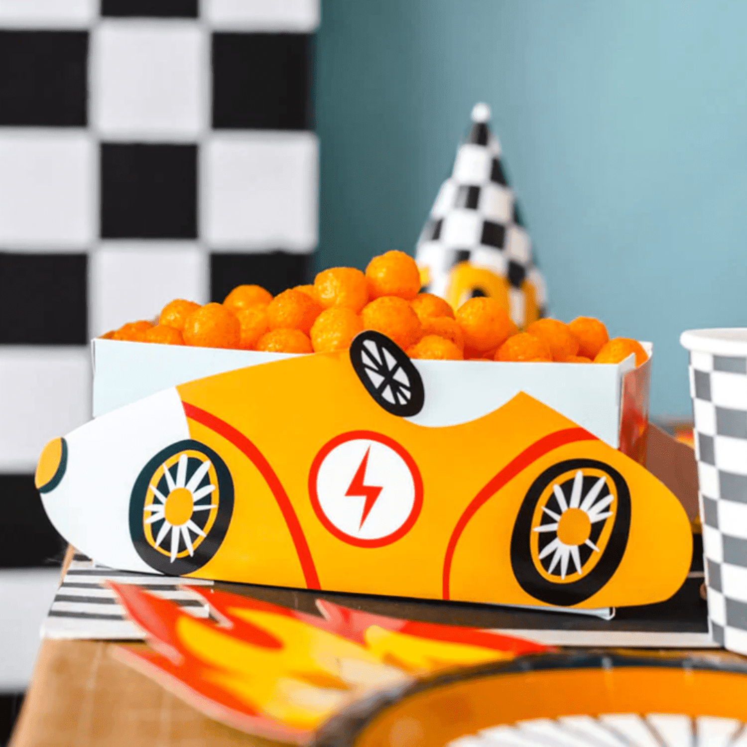 CAJAS DE PAPEL PARA SNACKS PARTYDECO - COCHES 5 CAJAS DE PAPEL PARA SNACKS PARTYDECO - COCHES - Imagen 5