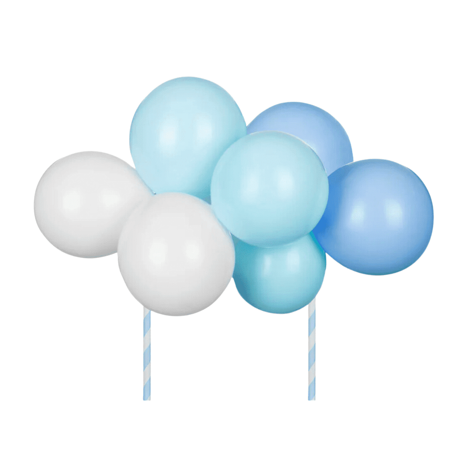 TOPPER PARA TARTA GLOBOS PARTYDECO - AZULES 1 TOPPER PARA TARTA GLOBOS PARTYDECO - AZULES