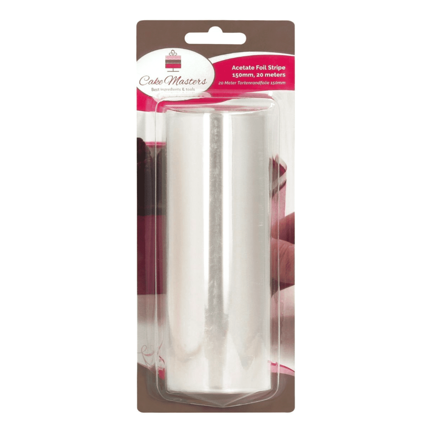 ROLLO DE ACETATO CAKE MASTERS - 15 CM / 20 M 1 ROLLO DE ACETATO CAKE MASTERS - 15 CM / 20 M