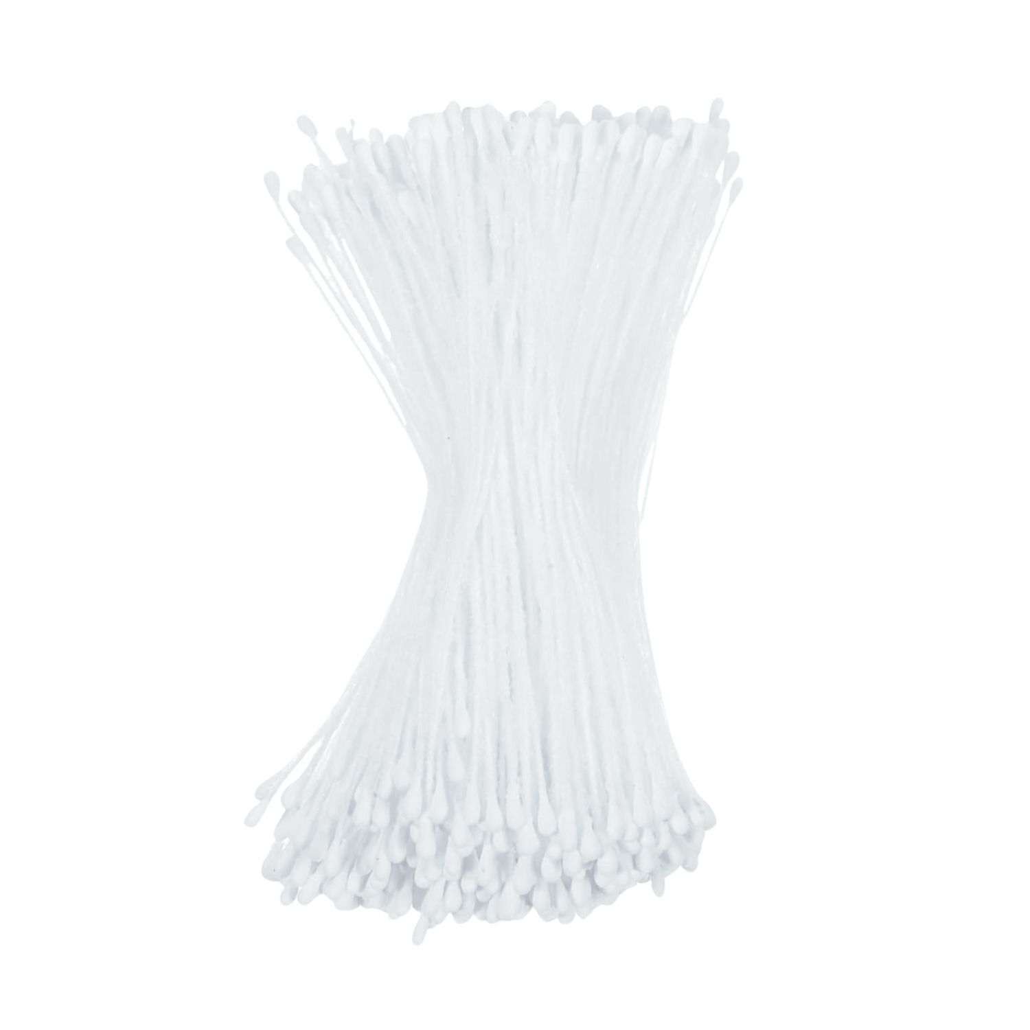 ESTAMBRES PARA FLORES PEQUEÑOS - BLANCOS 1 ESTAMBRES PARA FLORES PEQUEÑOS - BLANCOS