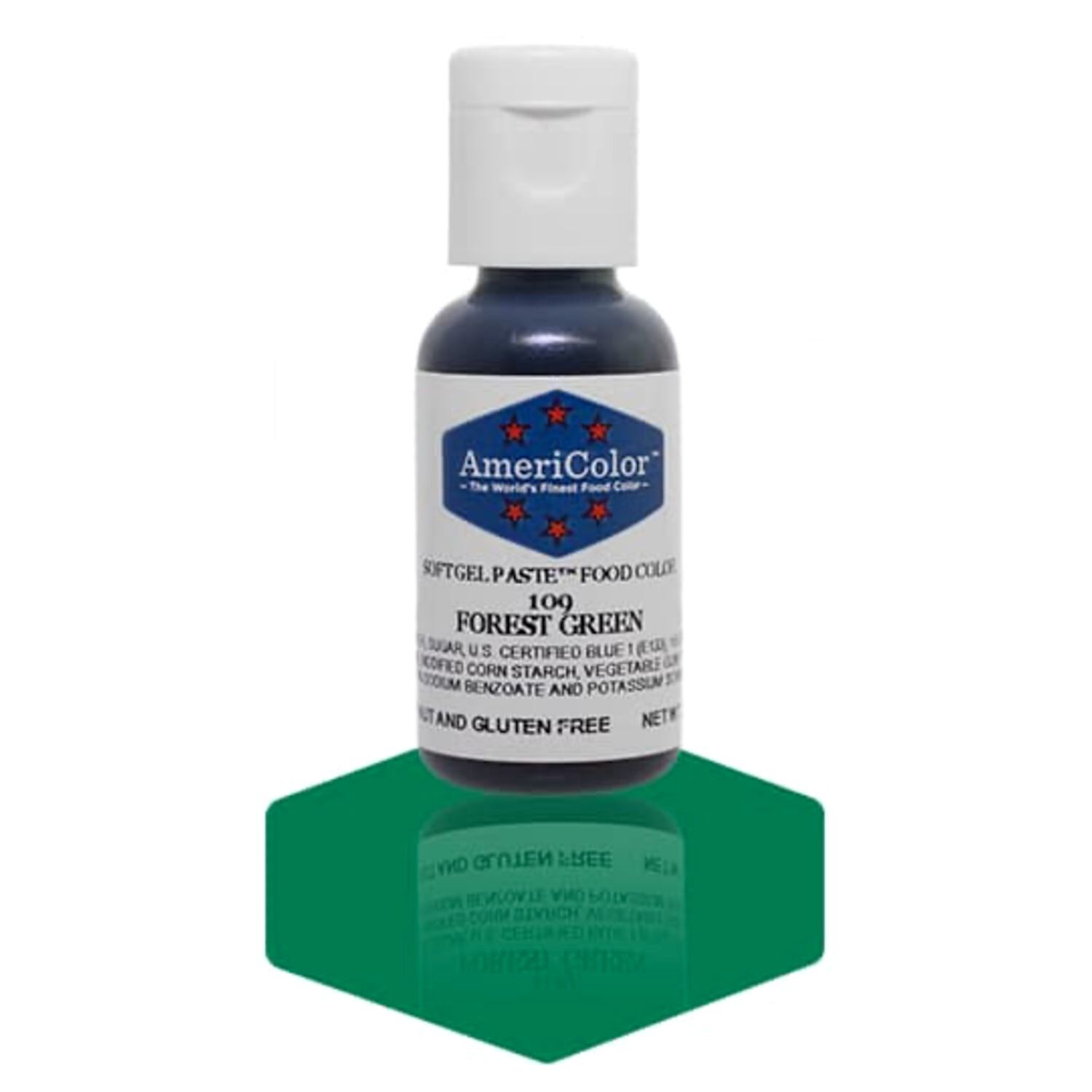 COLORANTE EN GEL VERDE BOSQUE (21 G) - AMERICOLOR 1 COLORANTE EN GEL VERDE BOSQUE (21 G) - AMERICOLOR