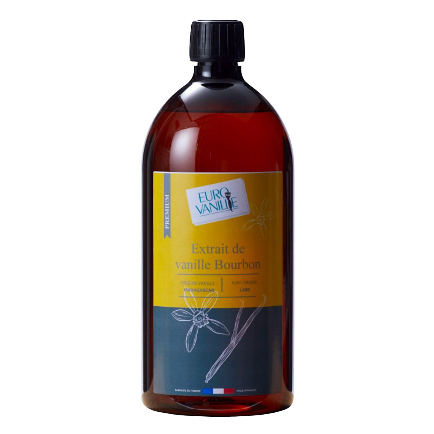 EXTRACTO DE VAINILLA BOURBON CON SEMILLAS (72 G/L) - EUROVANILLE 1 EXTRACTO DE VAINILLA BOURBON CON SEMILLAS (72 G/L) - EUROVANILLE