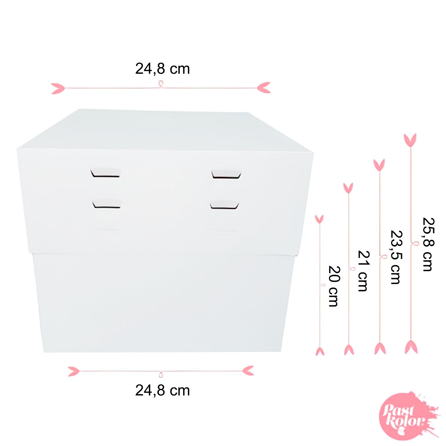SET 10 CAJAS PARA TARTA ALTURAS AJUSTABLES + BASES REDONDAS PLATA - 24 CM Ø 3 SET 10 CAJAS PARA TARTA ALTURAS AJUSTABLES + BASES REDONDAS PLATA - 24 CM Ø - Imagen 3