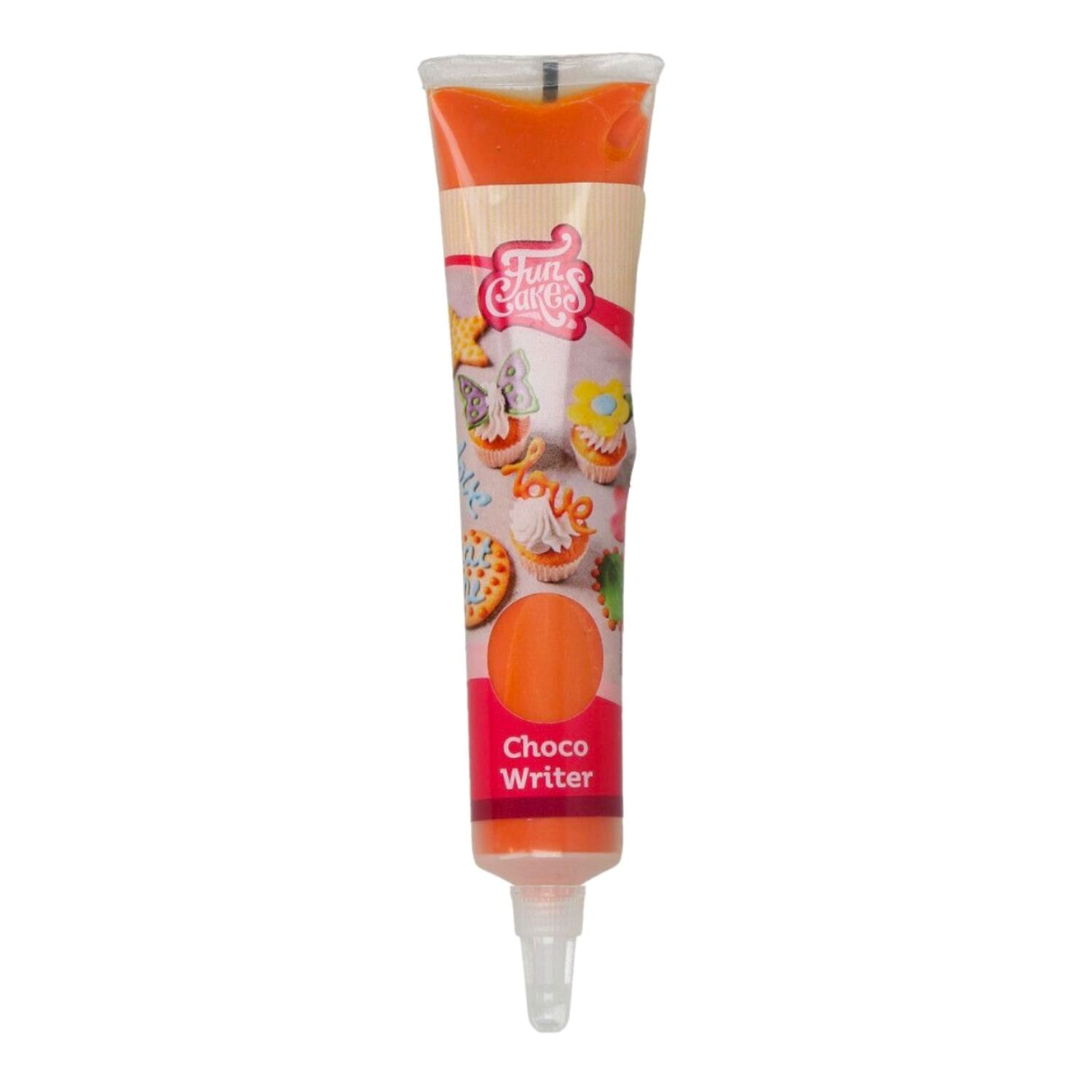 TUBO ESCRITOR "CHOCO WRITER" FUNCAKES - NARANJA (25 G) 4 TUBO ESCRITOR "CHOCO WRITER" FUNCAKES - NARANJA (25 G) - Imagen 4