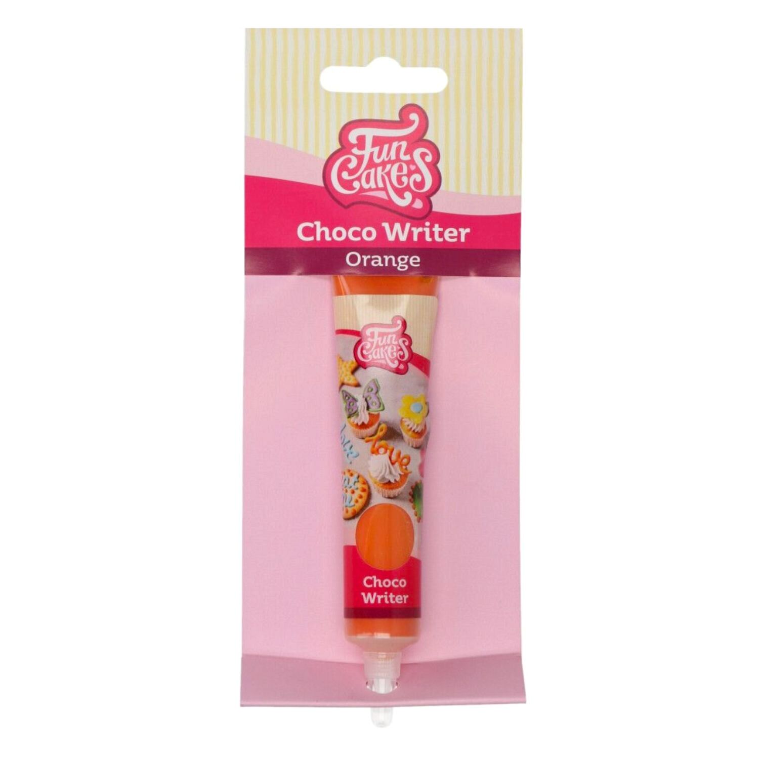 TUBO ESCRITOR "CHOCO WRITER" FUNCAKES - NARANJA (25 G) 1 TUBO ESCRITOR "CHOCO WRITER" FUNCAKES - NARANJA (25 G)