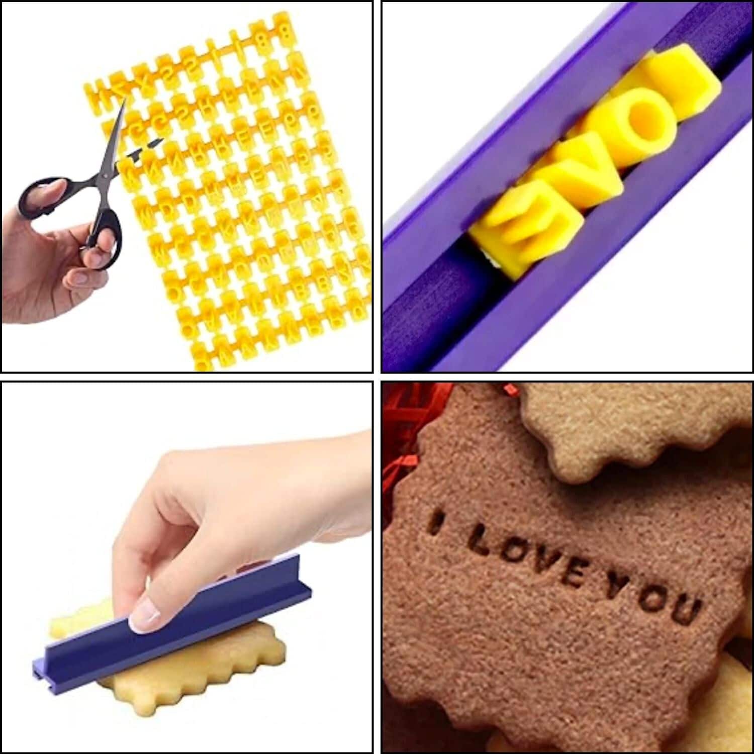 MARCADORES PARA GALLETAS - SELLOS ALFANUMERICOS 2 MARCADORES PARA GALLETAS - SELLOS ALFANUMERICOS - Imagen 2