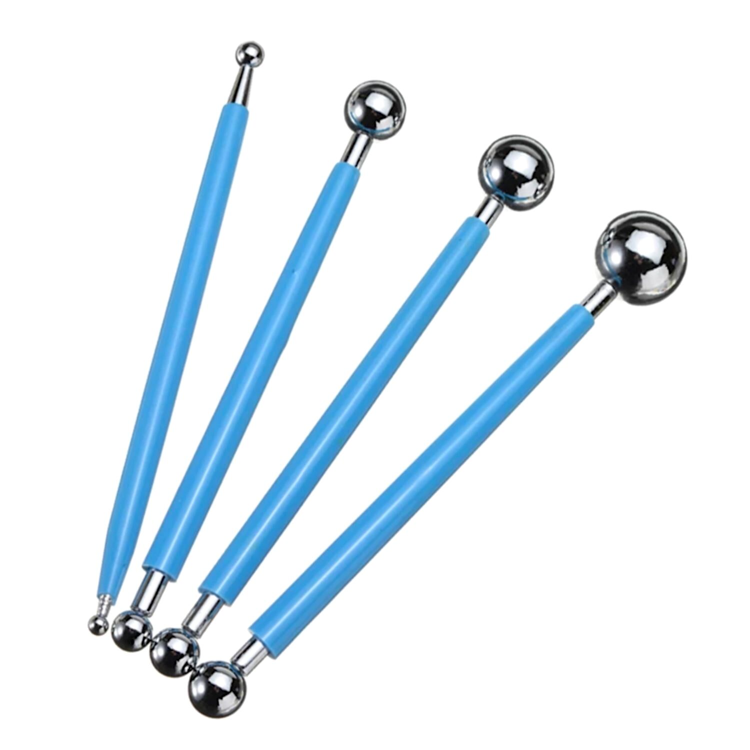SET ESTECAS METALICAS DE MODELADO CON FORMA DE BOLA 1 SET ESTECAS METALICAS DE MODELADO CON FORMA DE BOLA