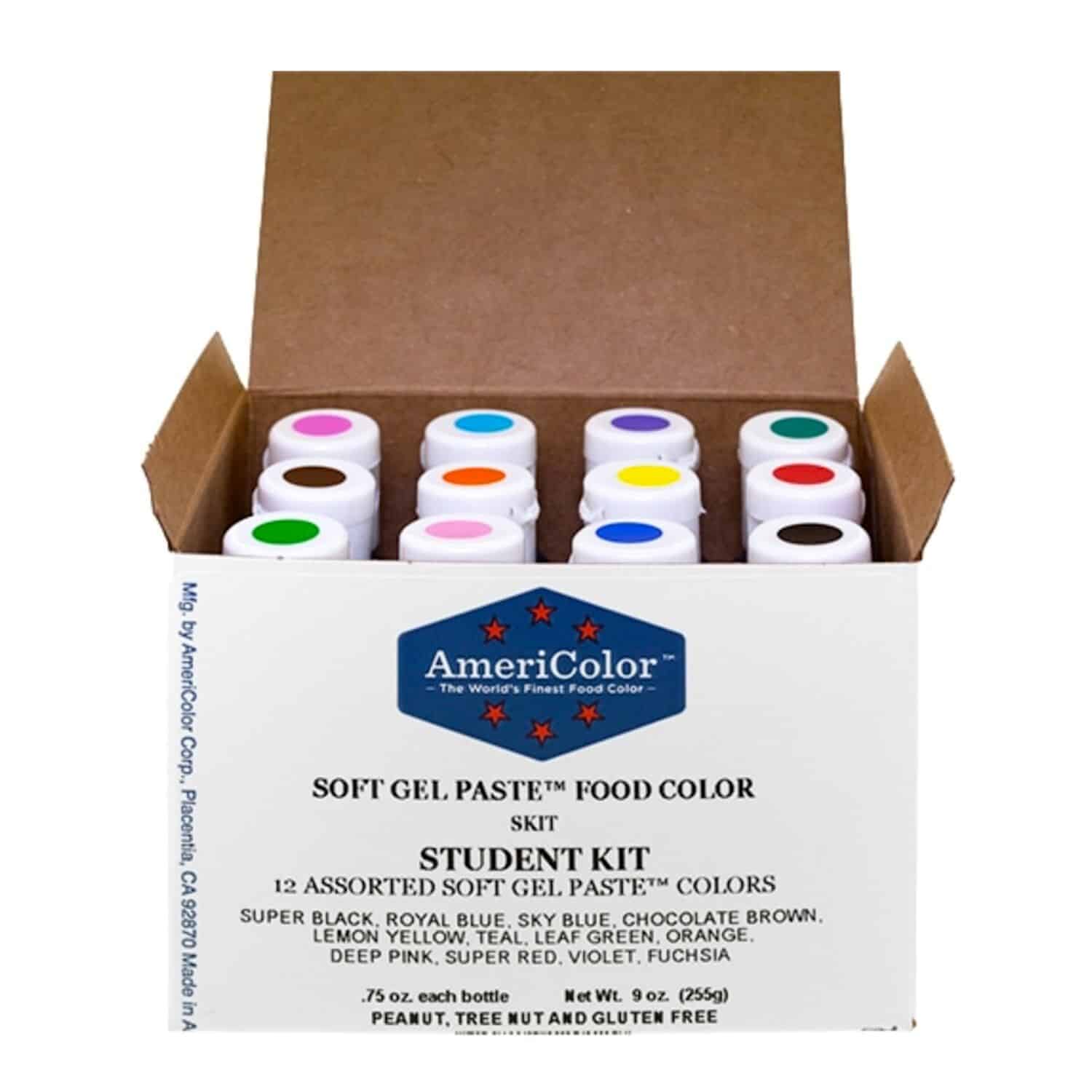 "STUDENT KIT" 12 COLORANTES EN GEL AMERICOLOR (252 G) 2 "STUDENT KIT" 12 COLORANTES EN GEL AMERICOLOR (252 G) - Imagen 2