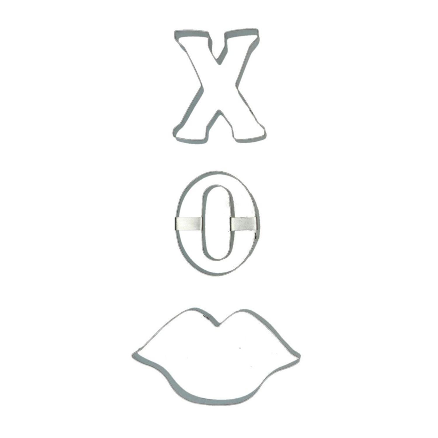 SET CORTADORES WILTON - LABIOS & "XO" SAN VALENTIN 2 SET CORTADORES WILTON - LABIOS & "XO" SAN VALENTIN - Imagen 2