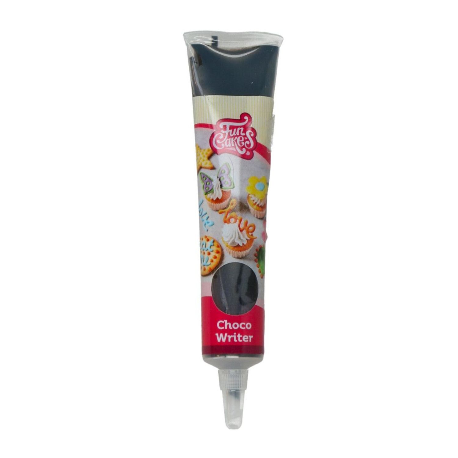 TUBO ESCRITOR "CHOCO WRITER" FUNCAKES - NEGRO (25 G) 3 TUBO ESCRITOR "CHOCO WRITER" FUNCAKES - NEGRO (25 G) - Imagen 3