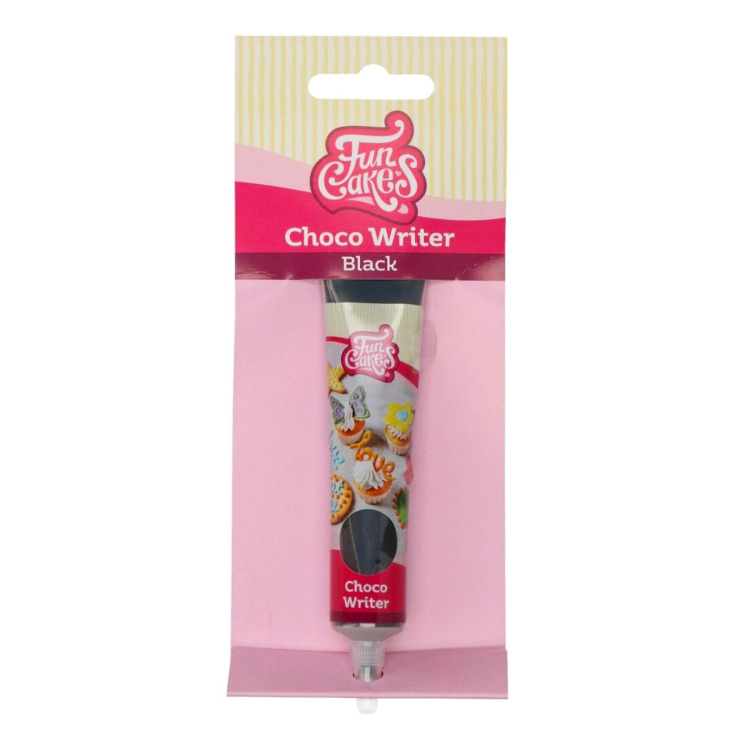 TUBO ESCRITOR "CHOCO WRITER" FUNCAKES - NEGRO (25 G) 1 TUBO ESCRITOR "CHOCO WRITER" FUNCAKES - NEGRO (25 G)