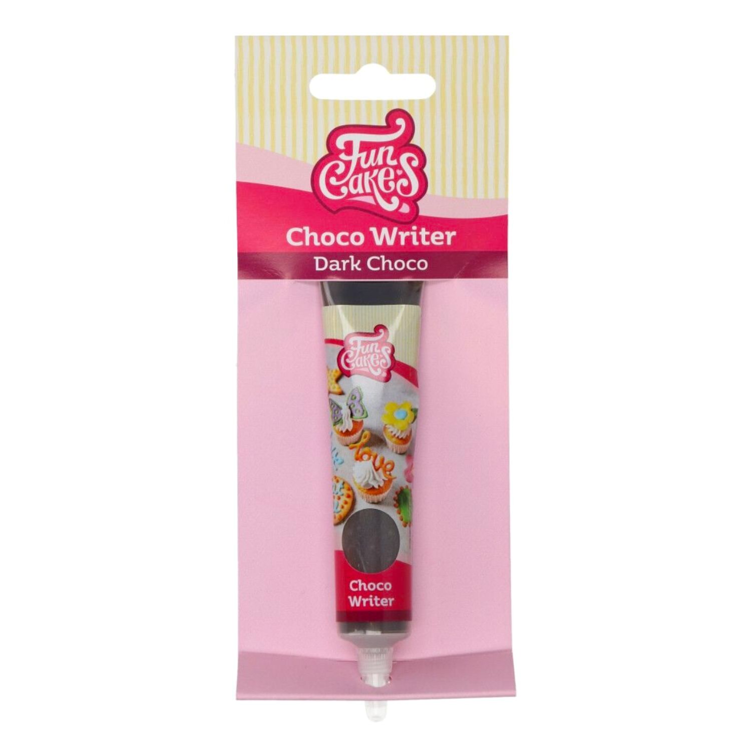 TUBO ESCRITOR "CHOCO WRITER" FUNCAKES - CHOCOLATE NEGRO (25 G) 1 TUBO ESCRITOR "CHOCO WRITER" FUNCAKES - CHOCOLATE NEGRO (25 G)