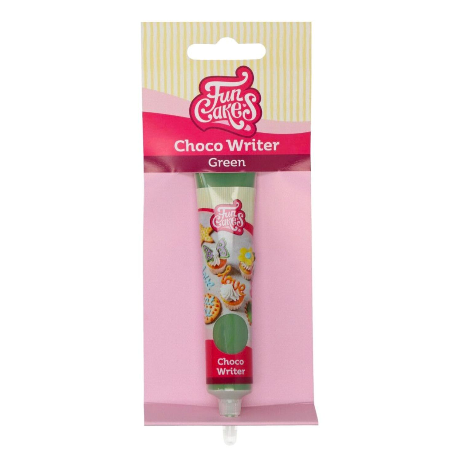 TUBO ESCRITOR "CHOCO WRITER" FUNCAKES - VERDE (25 G) 1 TUBO ESCRITOR "CHOCO WRITER" FUNCAKES - VERDE (25 G)