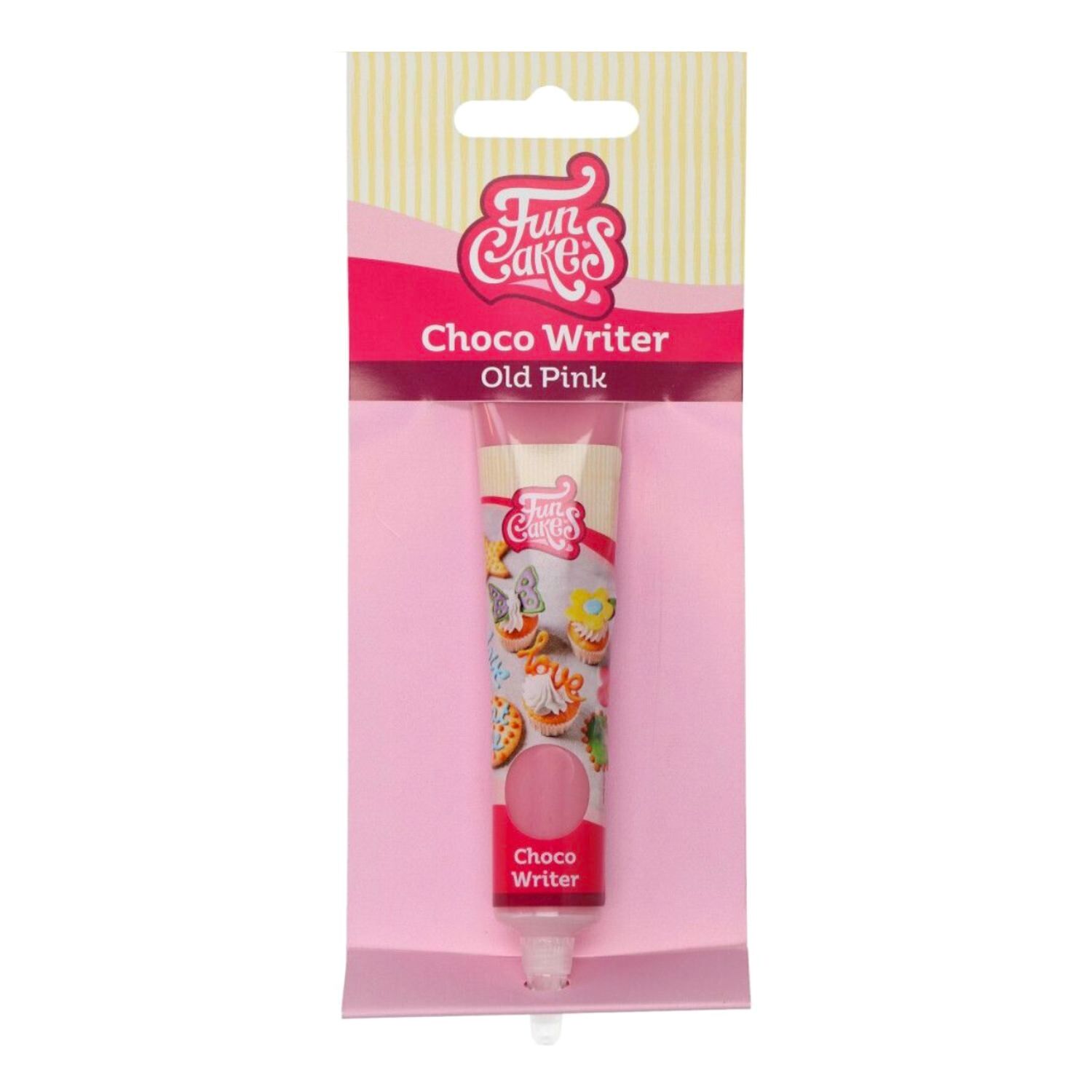 TUBO ESCRITOR "CHOCO WRITER" FUNCAKES - ROSA VIEJO (25 G) 1 TUBO ESCRITOR "CHOCO WRITER" FUNCAKES - ROSA VIEJO (25 G)