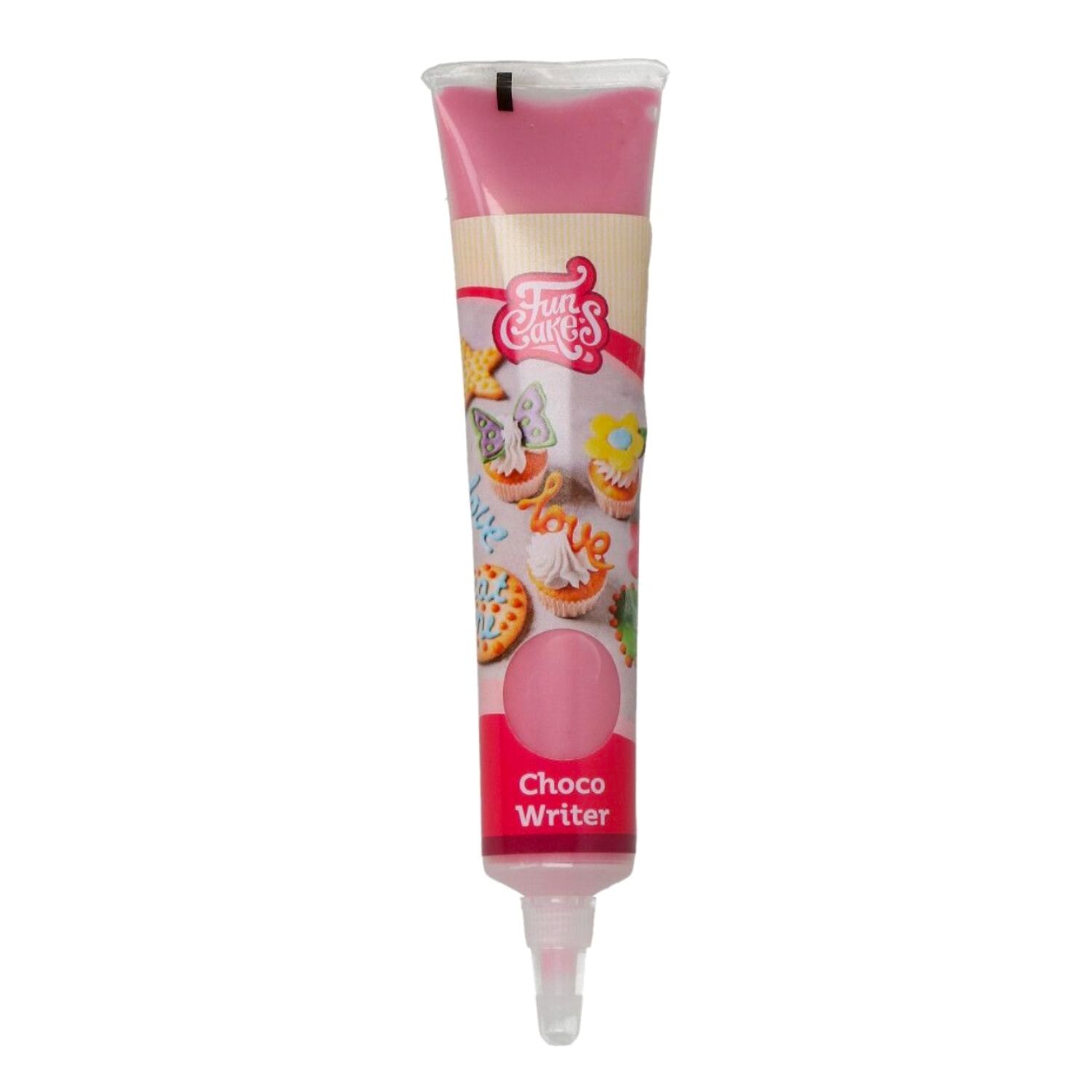 TUBO ESCRITOR "CHOCO WRITER" FUNCAKES - ROSA VIEJO (25 G) 2 TUBO ESCRITOR "CHOCO WRITER" FUNCAKES - ROSA VIEJO (25 G) - Imagen 2