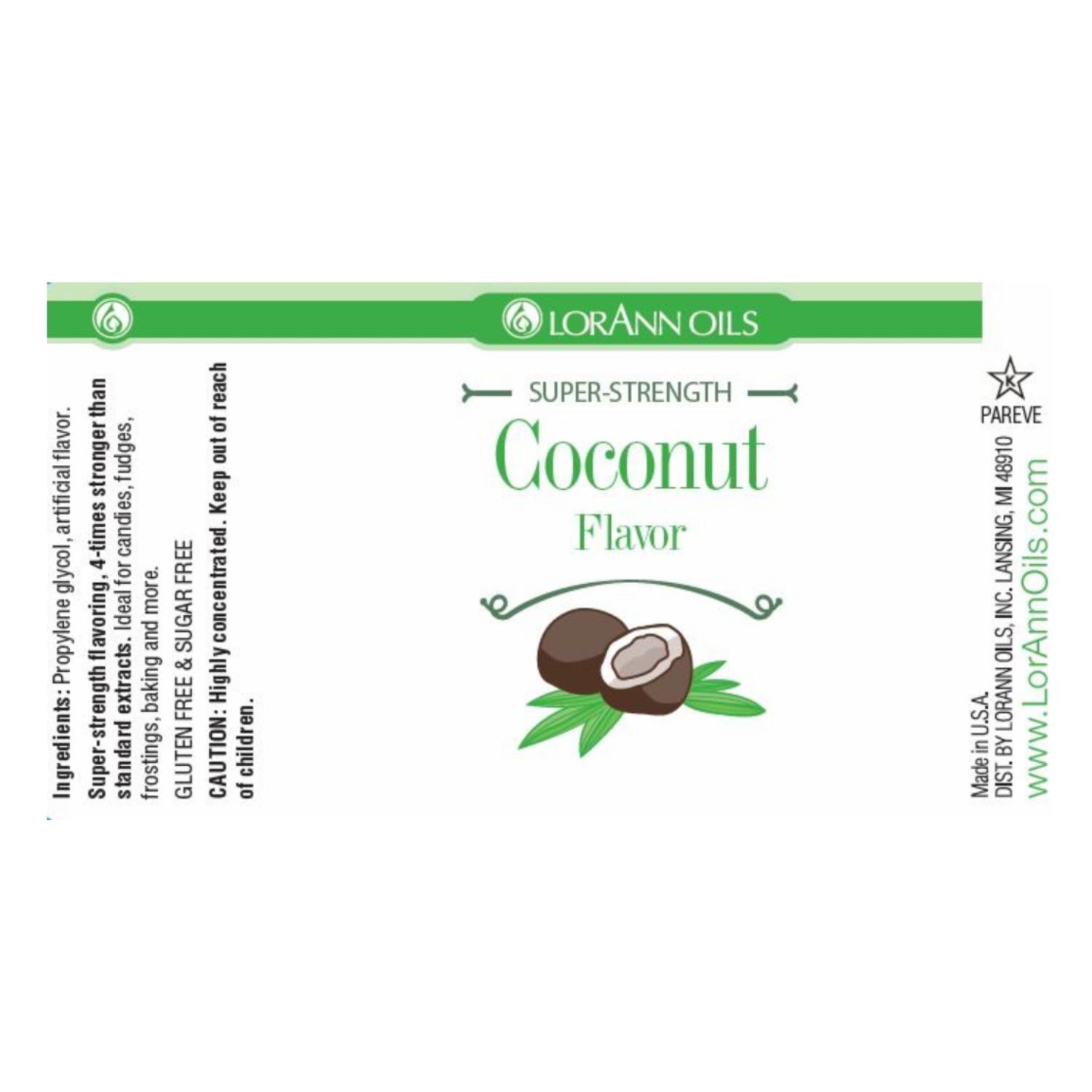 AROMA "SUPER-STRENGTH" LORANN - COCO / COCONUT (118 ML) 2 AROMA "SUPER-STRENGTH" LORANN - COCO / COCONUT (118 ML) - Imagen 2