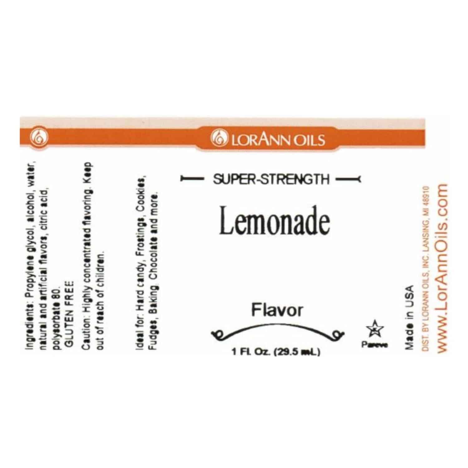 AROMA "SUPER-STRENGTH" LORANN - LIMONADA / LEMONADE (29,5 ML) 2 AROMA "SUPER-STRENGTH" LORANN - LIMONADA / LEMONADE (29,5 ML) - Imagen 2
