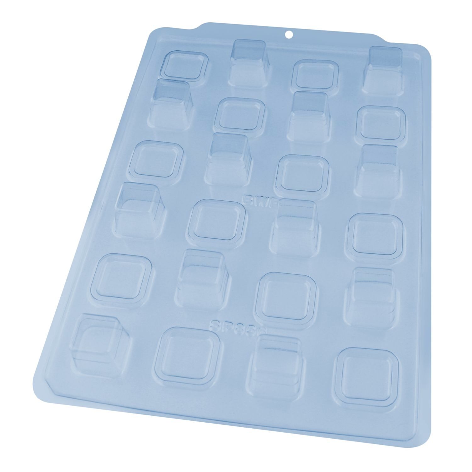 MOLDE PARA CHOCOLATE BWB - MINI CAJA CUADRADA (24 CAVIDADES) 1 MOLDE PARA CHOCOLATE BWB - MINI CAJA CUADRADA (24 CAVIDADES)