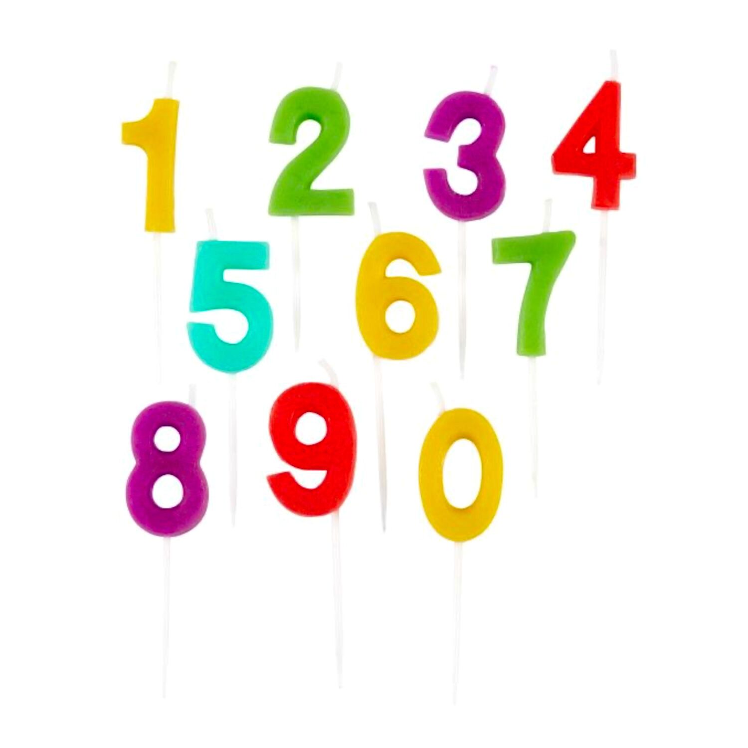 VELAS CUMPLEAÑOS WILTON - NUMEROS DE COLORES 3 VELAS CUMPLEAÑOS WILTON - NUMEROS DE COLORES - Imagen 3