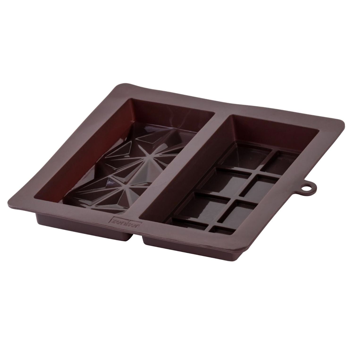 MOLDE SILICONA DOBLE ZENKER - TABLETA CHOCOLATE DUBAI 2 MOLDE SILICONA DOBLE ZENKER - TABLETA CHOCOLATE DUBAI - Imagen 2
