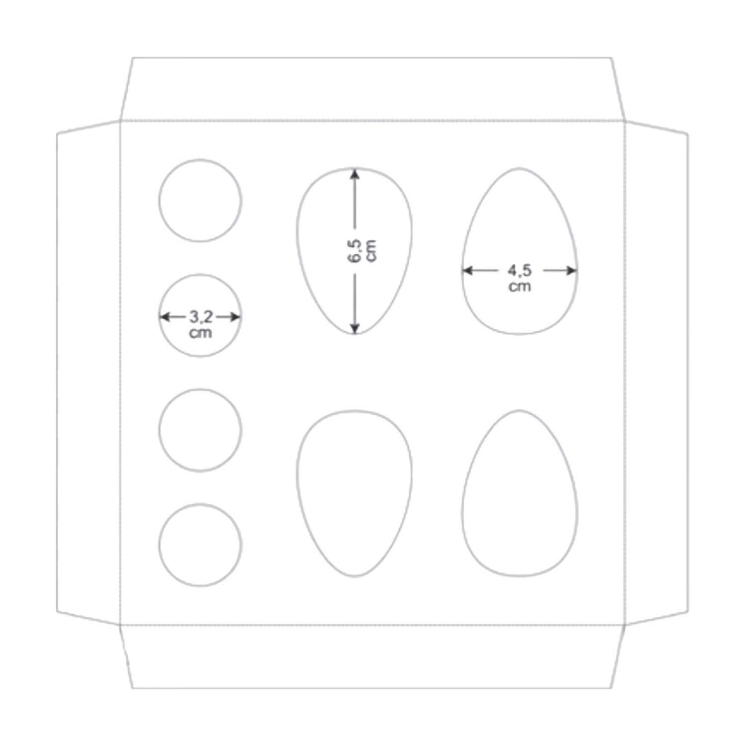 CAJA PARA HUEVOS DE PASCUA Y BOMBONES - 20 CM 3 CAJA PARA HUEVOS DE PASCUA Y BOMBONES - 20 CM - Imagen 3