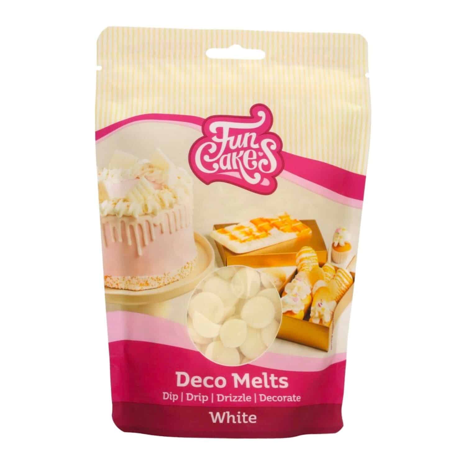 DECO MELTS FUNCAKES BLANCOS - 250 G 1 DECO MELTS FUNCAKES BLANCOS - 250 G