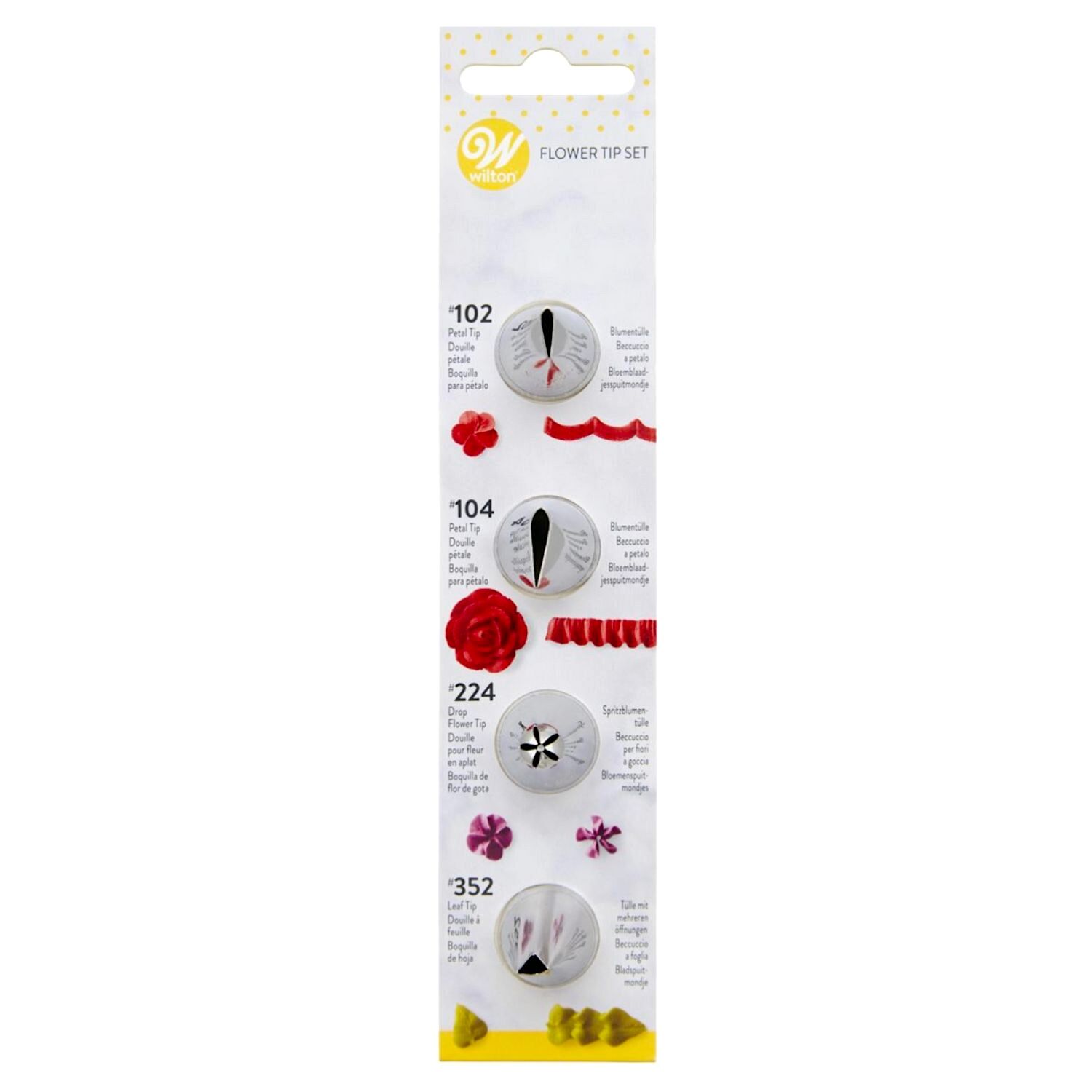 SET BOQUILLAS PARA FLORES WILTON 1 SET BOQUILLAS PARA FLORES WILTON