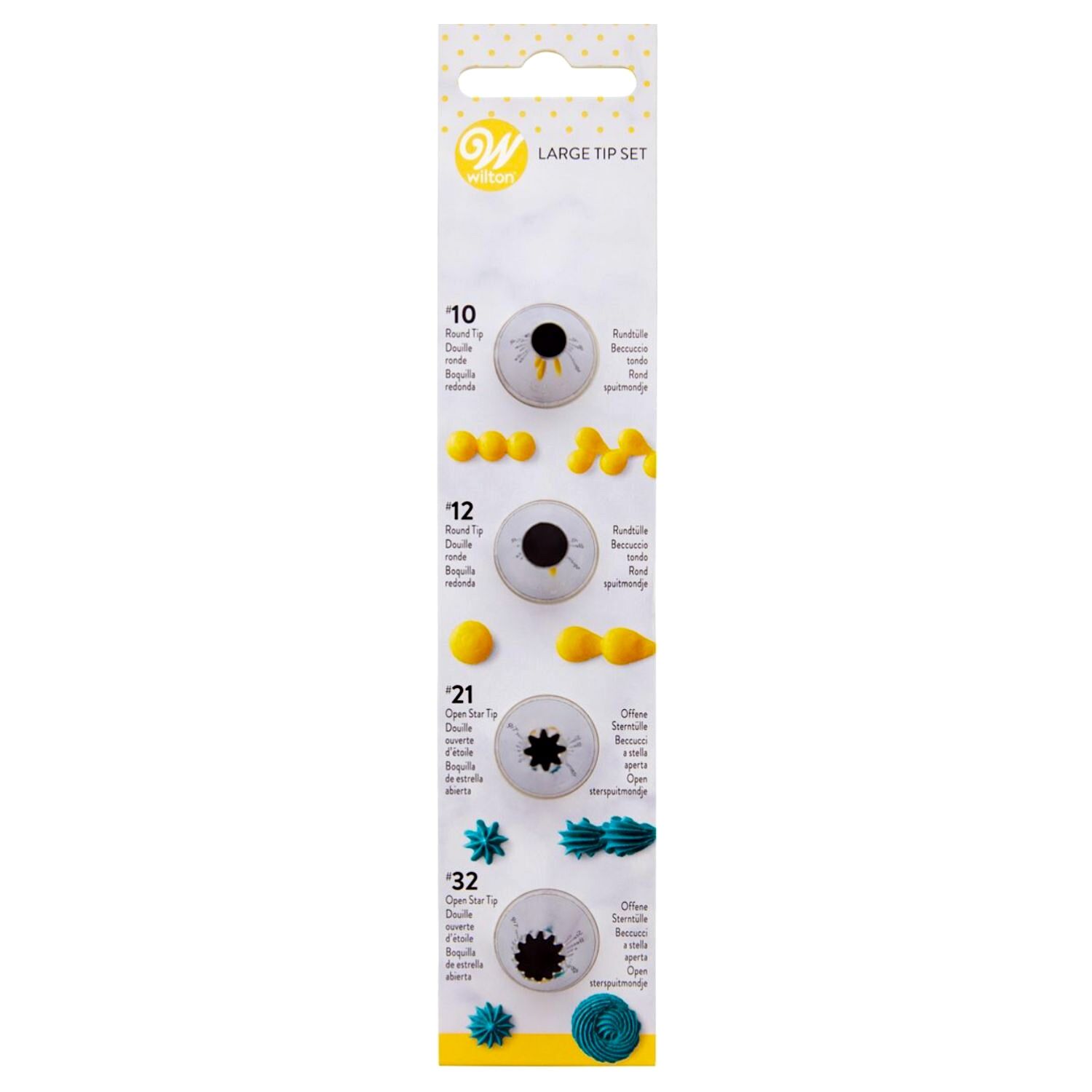 SET BOQUILLAS GRANDES WILTON 1 SET BOQUILLAS GRANDES WILTON