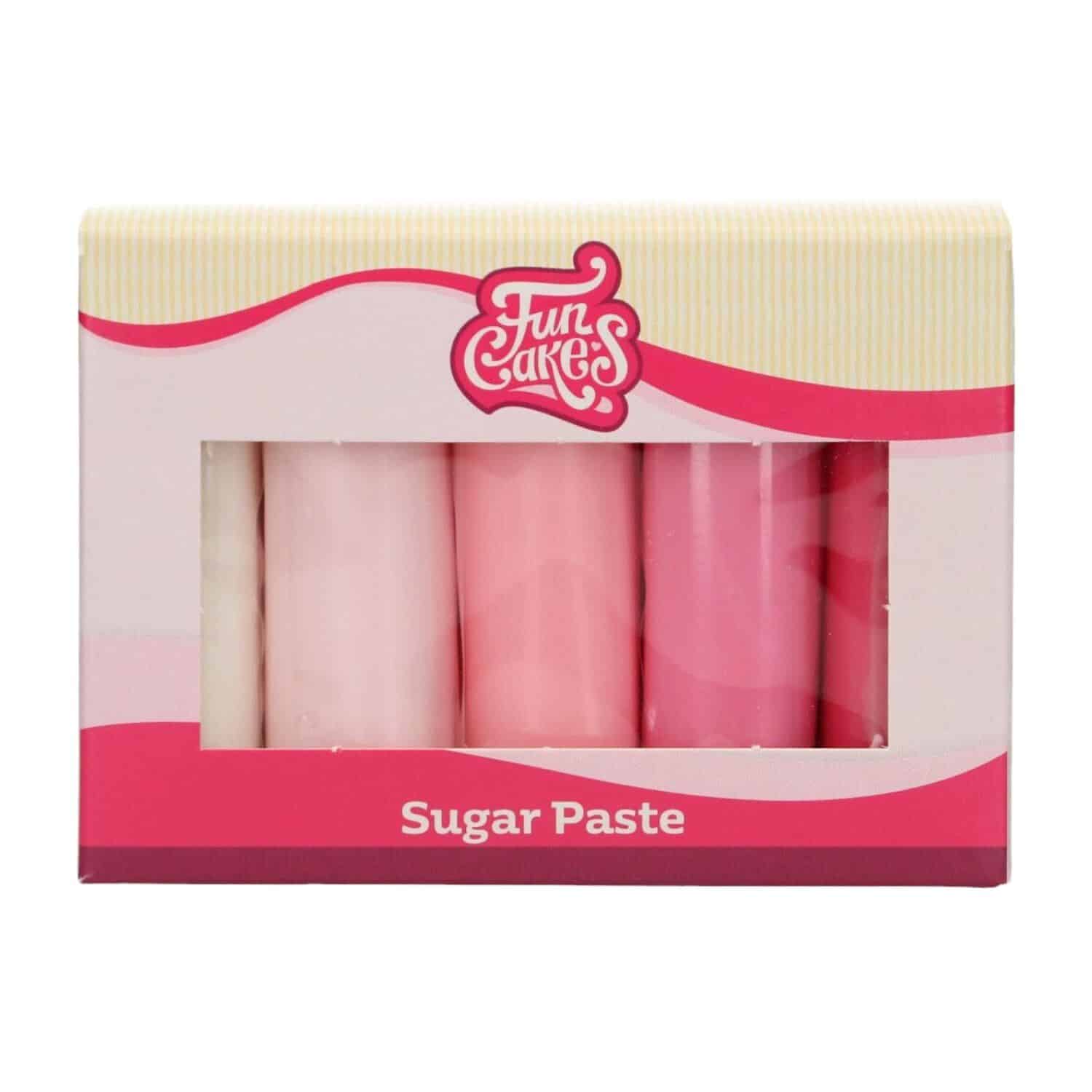 MULTIPACK FONDANT FUNCAKES - TONOS ROSAS (5 X 100 G) 1 MULTIPACK FONDANT FUNCAKES - TONOS ROSAS (5 X 100 G)