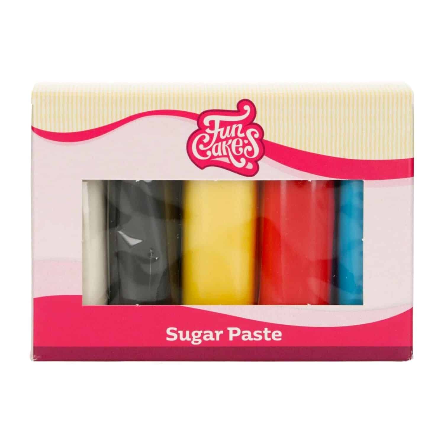 MULTIPACK FONDANT FUNCAKES - COLORES PRIMARIOS (5 X 100 G) 1 MULTIPACK FONDANT FUNCAKES - COLORES PRIMARIOS (5 X 100 G)