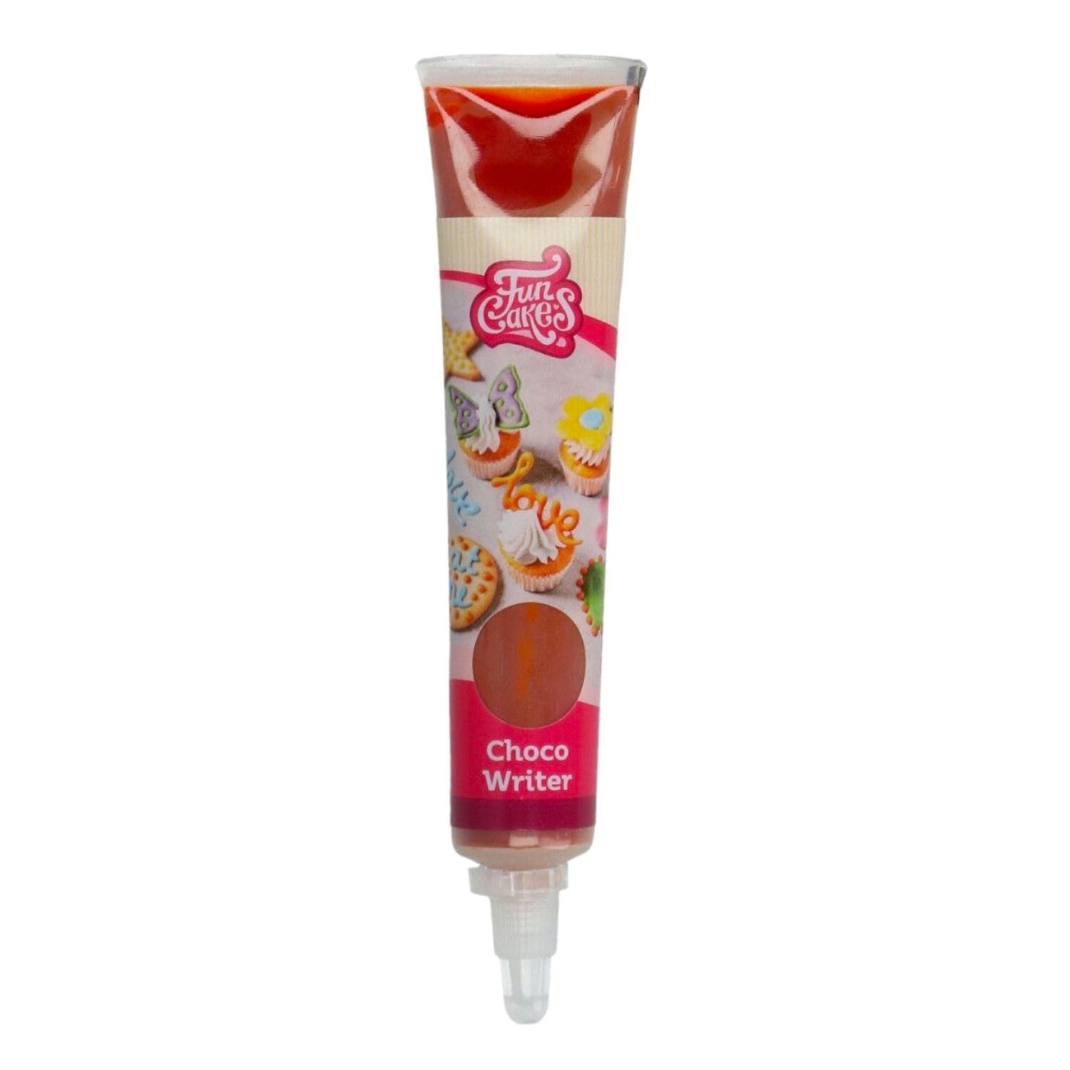 TUBO ESCRITOR "CHOCO WRITER" FUNCAKES - ROJO (25 G) 3 TUBO ESCRITOR "CHOCO WRITER" FUNCAKES - ROJO (25 G) - Imagen 3