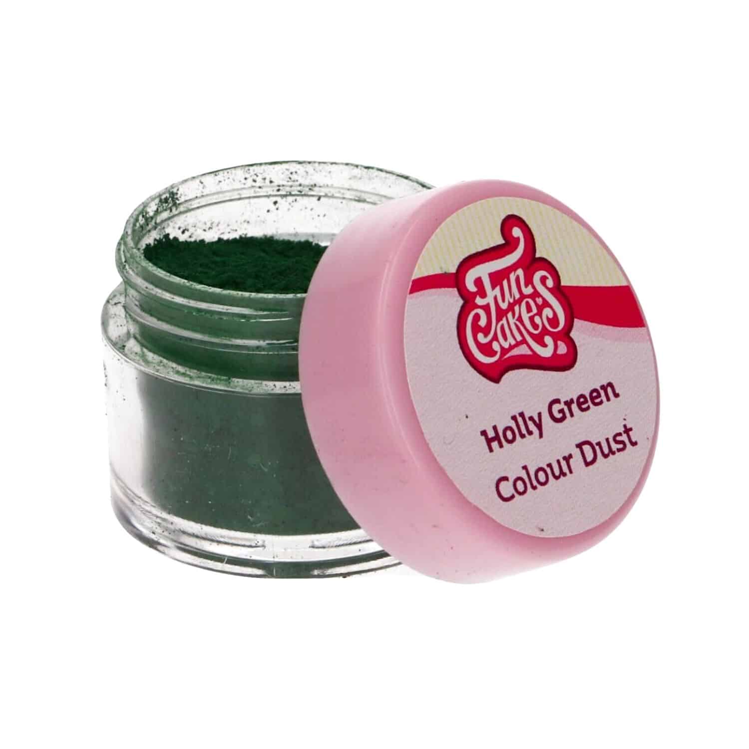 COLORANTE EN POLVO FUNCAKES - VERDE ACEBO 2 COLORANTE EN POLVO FUNCAKES - VERDE ACEBO - Imagen 2