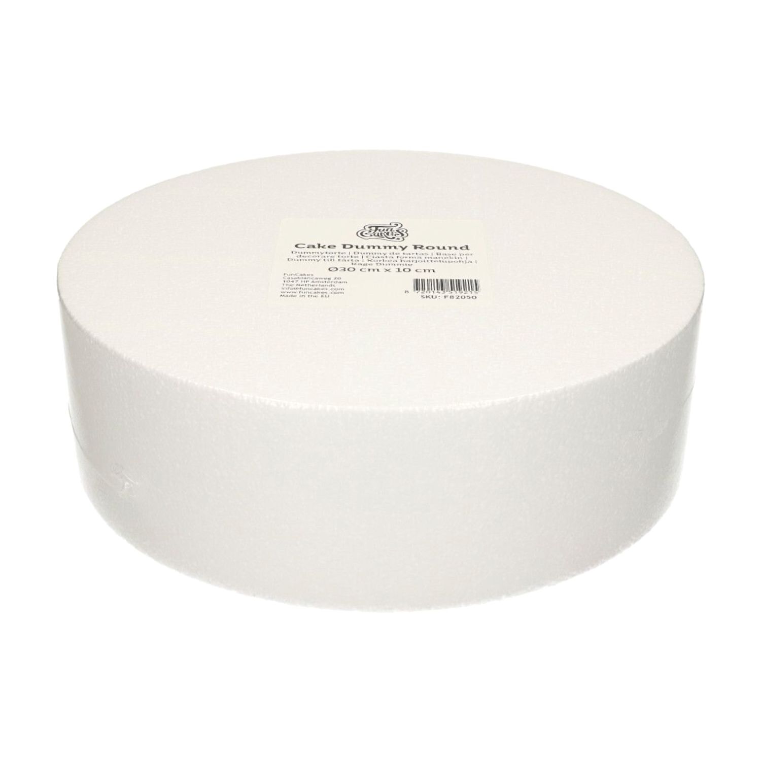 DUMMY REDONDO FUNCAKES - Ø 30 CM / H 10 CM 1 DUMMY REDONDO FUNCAKES - Ø 30 CM / H 10 CM