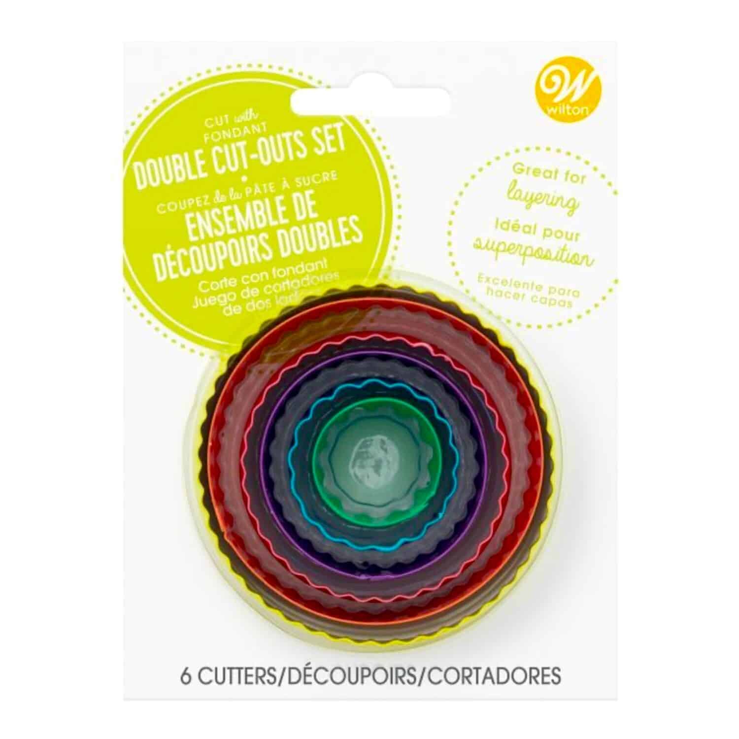 SET CORTADORES DOBLE CARA WILTON - CIRCULOS 1 SET CORTADORES DOBLE CARA WILTON - CIRCULOS