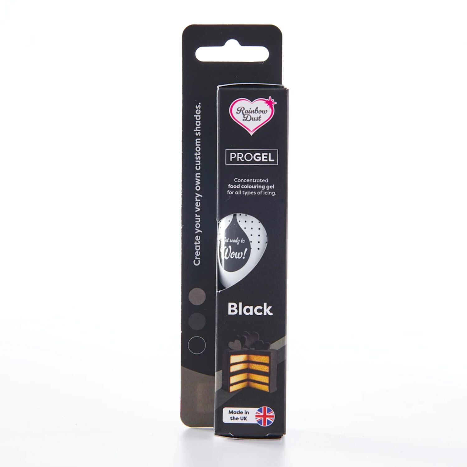 COLORANTE EN GEL "PROGEL" RAINBOW DUST - BLACK / NEGRO 25 G 2 COLORANTE EN GEL "PROGEL" RAINBOW DUST - BLACK / NEGRO 25 G - Imagen 2