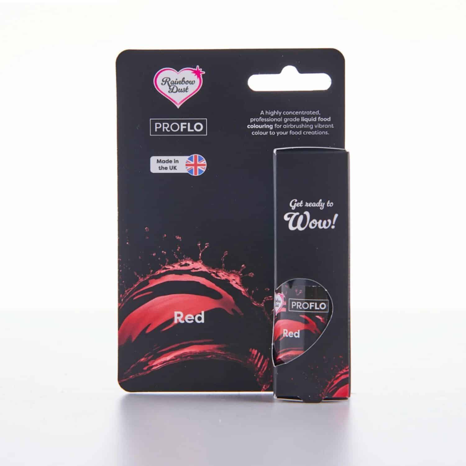 COLORANTE LIQUIDO "FLO" RAINBOW DUST - RED / ROJO 19 G 2 COLORANTE LIQUIDO "FLO" RAINBOW DUST - RED / ROJO 19 G - Imagen 2