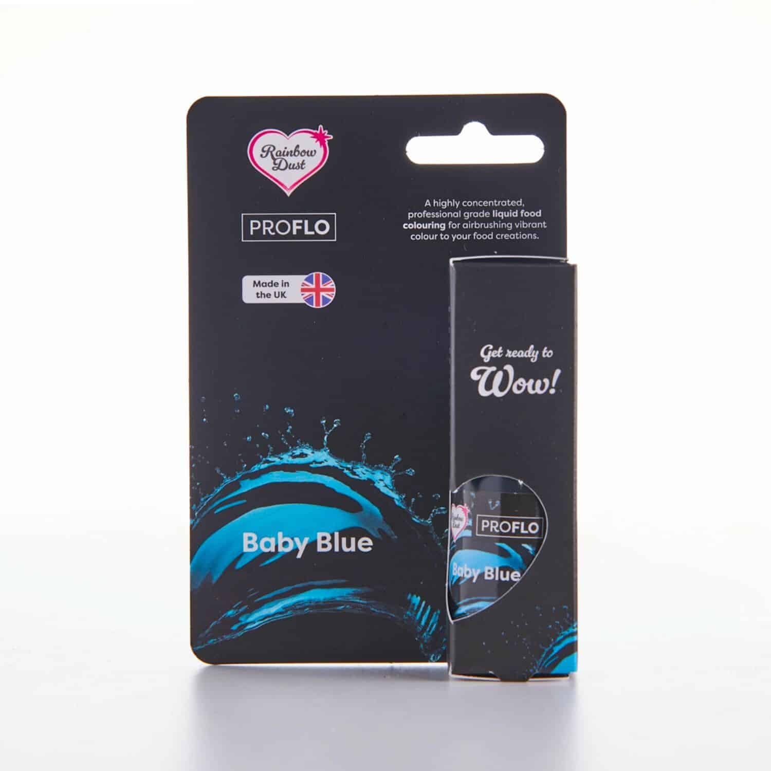 COLORANTE LIQUIDO "FLO" RAINBOW DUST - BABY BLUE / AZUL BEBE 19 G 3 COLORANTE LIQUIDO "FLO" RAINBOW DUST - BABY BLUE / AZUL BEBE 19 G - Imagen 3