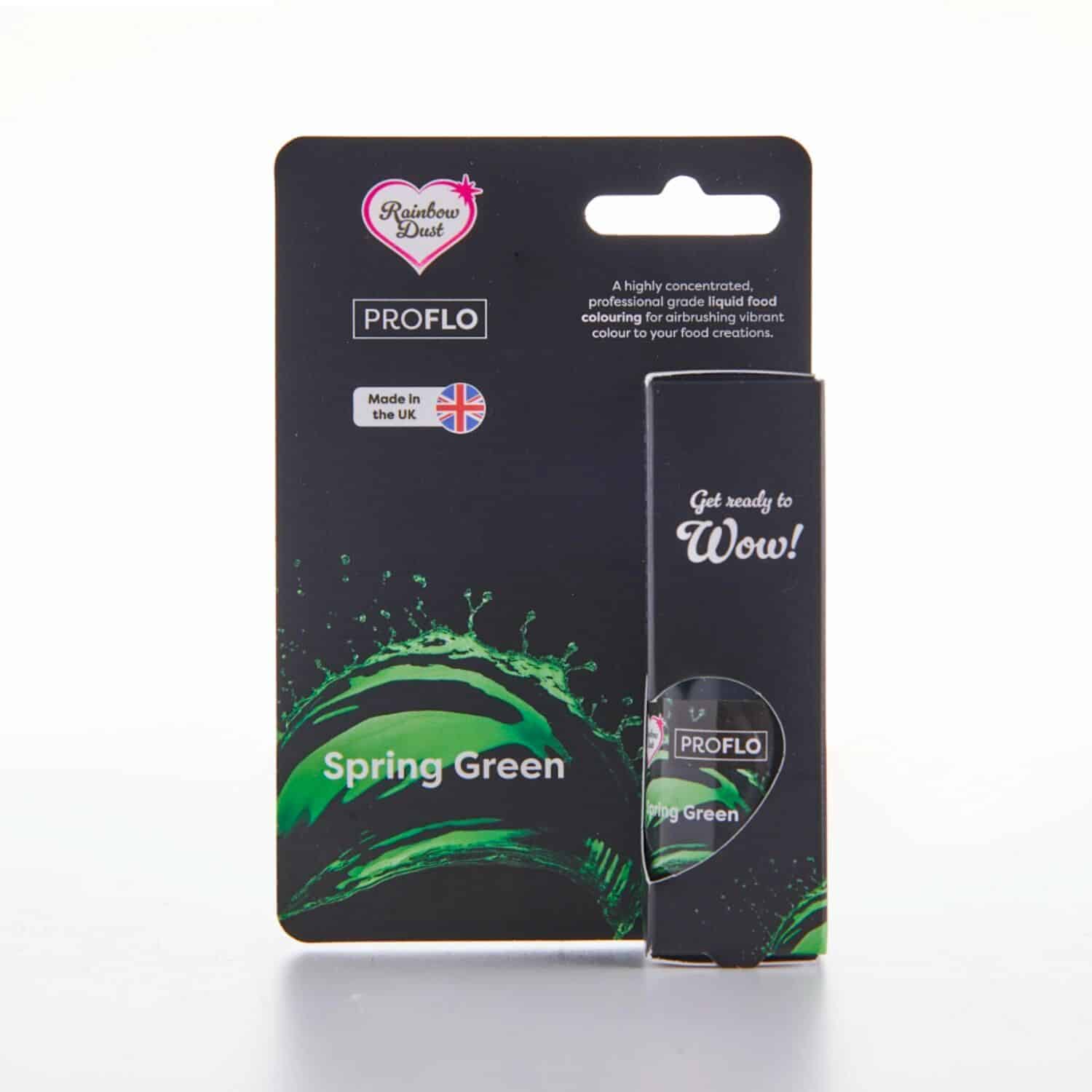 COLORANTE LIQUIDO "FLO" RAINBOW DUST - SPRING GREEN / VERDE PRIMAVERA 19 G 2 COLORANTE LIQUIDO "FLO" RAINBOW DUST - SPRING GREEN / VERDE PRIMAVERA 19 G - Imagen 2