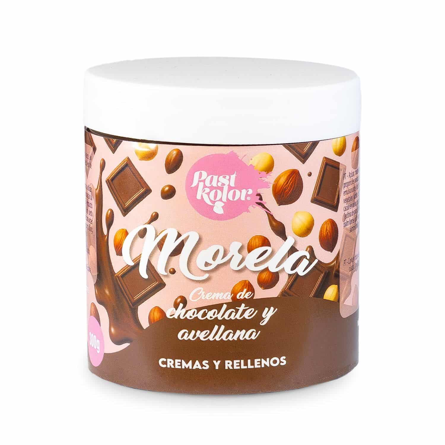 CREMA MORELA (CHOCOLATE Y AVELLANA) PASTKOLOR - 300 G 1 CREMA MORELA (CHOCOLATE Y AVELLANA) PASTKOLOR - 300 G