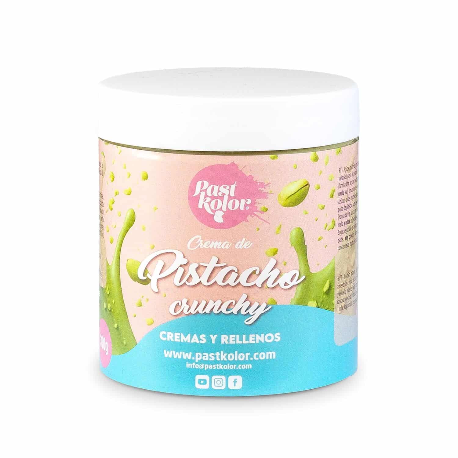CREMA DE PISTACHO CRUNCHY (12 %) PASTKOLOR - 300 G 1 CREMA DE PISTACHO CRUNCHY (12 %) PASTKOLOR - 300 G